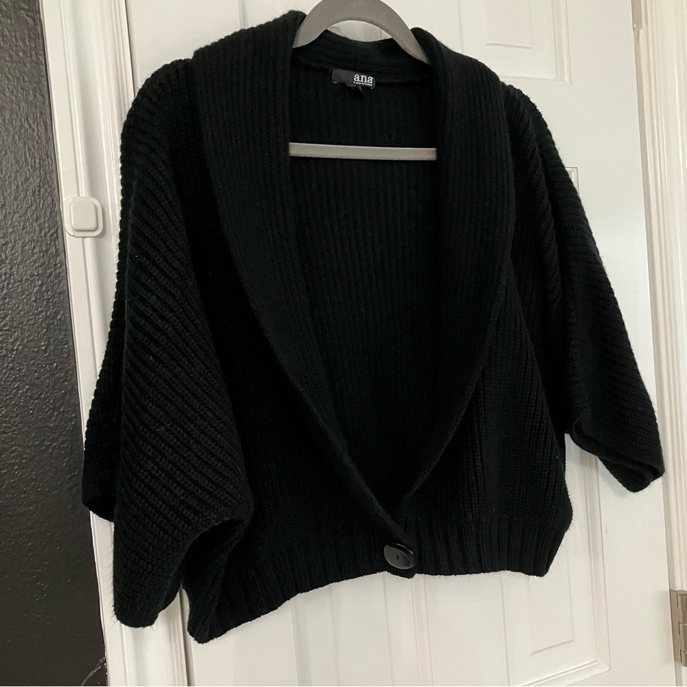 a.n.a Black kimono style cardigan, 1x - Picture 5 of 6